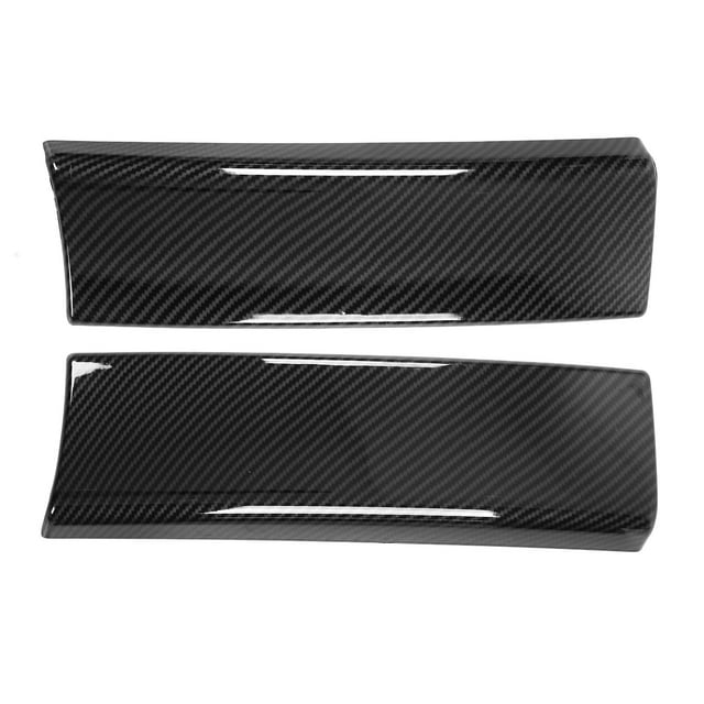 Console Box Protect Covers, Carbon Fibre Style Storage Box Trim Cover Gloss For Car Adaptations