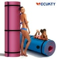 thumbnail image 3 of Vecukty Multi Person Floating Water Mat,8.5x 6 ft Lily Pad for Water Recreation,Tear Resistant XPE Foam for Beach, Ocean, Lake,Pink&Blue, 3 of 10