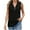 Black, variant on yillto Womens Tank Quarter Zipper Collared Sleeveless Pullover Causal Shirts Summer Loose Tops for Women