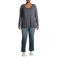 Terra &amp; Sky Women's Plus Size Long Sleeve Swing T-Shirt - Walmart.com