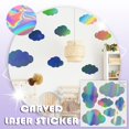 thumbnail image 4 of Adhesivos De Pared Con Nubes Láser Que Se Pueden Combinar Con Adhesivos De Nubes Láser Arcoíris. Decoraciones Prácticas Y Con Personalidad., 4 of 8