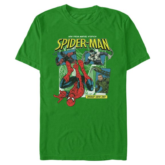 Mens Spider-Man: Brand New Day Guardian of New York and Villains T Shirt