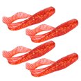 thumbnail image 2 of Uds señuelo de pesca gusano olor a Camarón Artificial con sal Jig Wobbler cebo de silicona largo Swimbait rojo, 2 of 8