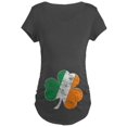 thumbnail image 1 of CafePress - Vintage Distressed Irish Flag Shamrock Maternity T - Maternity Dark T-Shirt, 1 of 1