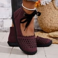 thumbnail image 4 of Wensltd Fashion Lace Up Flat Shoes for Women Breathable Round Toe Lightweight Shoes Daily, 4 of 8