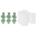 thumbnail image 3 of yuksok 50Pcs Table Name Cards Blank Elegant for Business Banquets Hanging Gift Tags green, 3 of 7