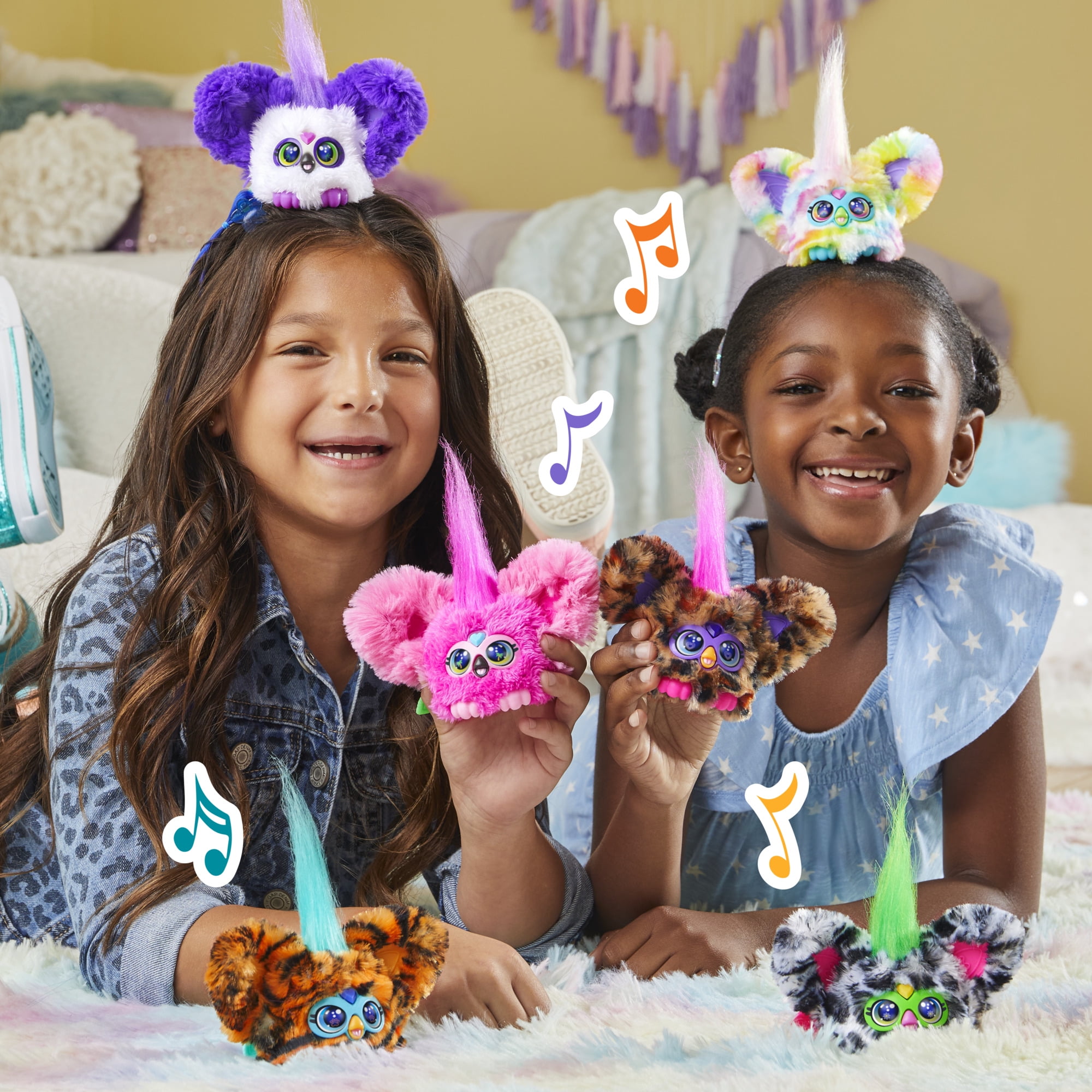 Furby Furblets 4-pack Mini Electronic Plush Toys for Kids 6 and up