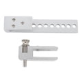 thumbnail image 1 of Cerradura De Puerta De Vidrio, aleación De Aluminio Y Pestillo De Seguridad De Acero Inoxidable Adecuado Para El Hogar, Hotel, , Ducha Sin Marco, 1 of 7