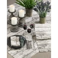 thumbnail image 4 of Saro Lifestyle Printed Wood Design 16 x 120 in. Table Runner, Natural, Cotton Blend, 4 of 4