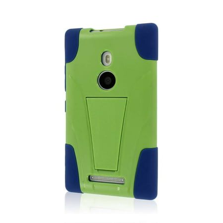 MPERO IMPACT X Series Kickstand Case for Nokia Lumia 925 - Blue / (Best Nokia N Series Phone)