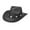 Black, variant on Weikingp Cowboy Hat Denim Hat Western Cowboy Hat For Women Man Wide Brim Cowboy Hat For Costume Dress Up Cosplay Cowboy Hat Western Cowboy Hat for Men Women Sun Hat Cowgirl Hat Blue M