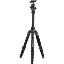 Vanguard VEO 2 GO 265AB Travel Tripod Kit with 5-Section Aluminum Tripod & T-50 Compact Ball Head, 56.25" Extended Height
