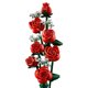 thumbnail image 4 of Romántico Ramo Rosas Bloques Construcción Juego Ladrillos para El Día San Valentín Rojo, 4 of 9