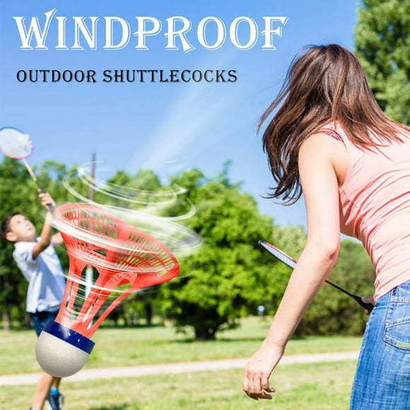 Daisyyozoid Wholesale Windproof Outdoor Shuttlecocks 3PCS, For Training Badminton Nylon Ball