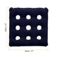 thumbnail image 2 of Uxcell Inflatable Seat Cushion, Portable Chair Cushion for Office Chairs, Blue, 2 of 6