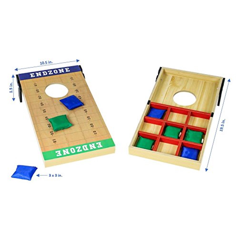 Boredom Busters 2 in 1 All Star Bean Bag Toss Tic Tac Toe and