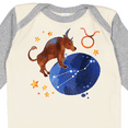 thumbnail image 4 of Inktastic Taurus Constellation Zodiac Sign Illustration Boys or Girls Long Sleeve Baby Bodysuit, 4 of 5
