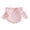 Pink, variant on Cjfdfy Newborn Baby Girls Knit Sweater Romper Ruffle Long Sleeve Eyelet Embroidery V Neck Side-tie Jumpsuit Little Baby Cute Sweet Fall Winter Sweater 0-6M