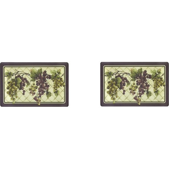 Achim Home Furnishings Anti Fatigue Mat, 18 inches x 30 inches, Tuscany (Pack of 2)
