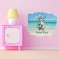 thumbnail image 3 of Personalized Watercolor Decal Living Room Wall Decal for Family Sea Ocean Multicolored Background Art Cute Custom Name Decal - Size: 20 In x 16 In, 3 of 5