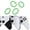Green, variant on eXtremeRate Chrome Gold Accent Rings ASR Version Shell for Xbox Series X/S Controller