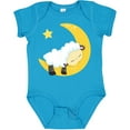 thumbnail image 3 of Inktastic Cute Sheep, Sleeping Sheep, Moon, Stars, Sleepy Boys or Girls Baby Bodysuit, 3 of 5