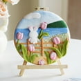thumbnail image 3 of Rongfmy 1 Set Punch Embroidery DIY Projects Pen Hoop Yarn Mat Tool Supplies Color D, 3 of 9
