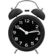 thumbnail image 1 of Reloj despertador retro de metal con doble campana, reloj despertador mecánico silencioso, reloj despertador retro silencioso con luz nocturna para dormir, oficina, dormitorio, viajes, negro, 1 of 4