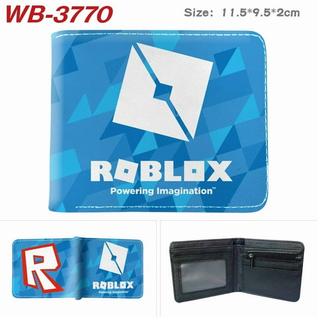 Game Roblox Peripheral Cartoon Print Wallet Student Fashion Folding Wallet Storage Bag Birthday Gift