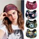 thumbnail image 1 of Diademas para mujer, diadema ancha bohemia, bandana elástica, antideslizante, absorbente de sudor, bandana de moda, diadema, se adapta a todos los tamaños de cabeza, adecuado para yoga, entrenamiento, deportes, correr, juego de 4 piezas Ormromra WMZY-332, 1 of 5