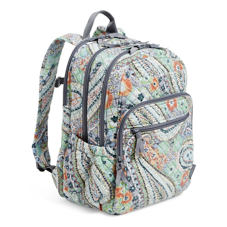 Vera Bradley Women s Recycled Cotton XL Campus Backpack Citrus
