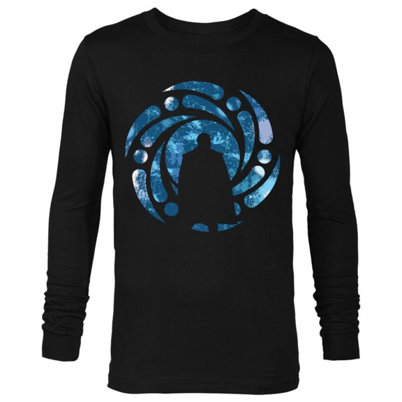 Marvel Loki He Who Remains Silhouette - Long Sleeve T-Shirt for Men – Customized-Black