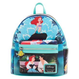 Loungefly x Disney Princess Sidekicks All Over Print Backpack & Card Holder Loungefly x Disney Princess Sidekicks Mini Backpack Handbag  main image 4