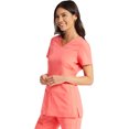 thumbnail image 4 of Heartsoul Break On Through Scrubs Top For Women Shaped V-Neck 20710, 4 of 7