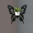 thumbnail image 4 of jifeng Étagère d'Angle Papillon Étagère Flottante Décorative pour Entrée Chambre Bureau, 4 of 6