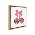 thumbnail image 4 of Stupell Industries Cherries & Striped Bow Food & Beverage Painting Brown Floater Framed Canvas Art Print Wall Art, 25 x 25, 4 of 10
