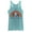 Tahiti Blue, variant on Women's Toy Story Forky Talkin' Trash Rainbow  Racerback Tank Top Tahiti Blue Medium