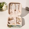 thumbnail image 6 of Sea Horse Travel Portable Jewelry Organizer Box with Earring Holder, Bracelet Holder, and Necklace Organizer for Girls and Women, 6 of 6