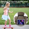 thumbnail image 6 of Compatible with iPad Pro 11 2022/2021/2020/2018/Air 4/Air 5, Case for Kids Boy Girl Gift, Cute Butterfly Wings Kickstand Shockproof Silicone Heavy Duty Rugged Cover with Shoulder Strap - Blue, 6 of 7