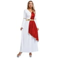 thumbnail image 1 of iefiel Costume Grec pour Femmes Robe Classique Toge Ajustée Robe de Princesse Romaine Costumes d'Halloween Rouge TG, 1 of 5