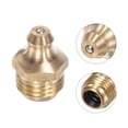 thumbnail image 4 of Uxcell Brass Straight Hydraulic Grease Fitting Accessories M12 x 1.25mm Thread 10 Pack, 4 of 5