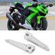 thumbnail image 5 of Pedales, Reposapiés Traseros De Diseño Elegante Plateado A Prueba De Desgaste De Alta Resistencia Para Motocicleta ANGGREK Motorcycle Foot Pedals, 5 of 8