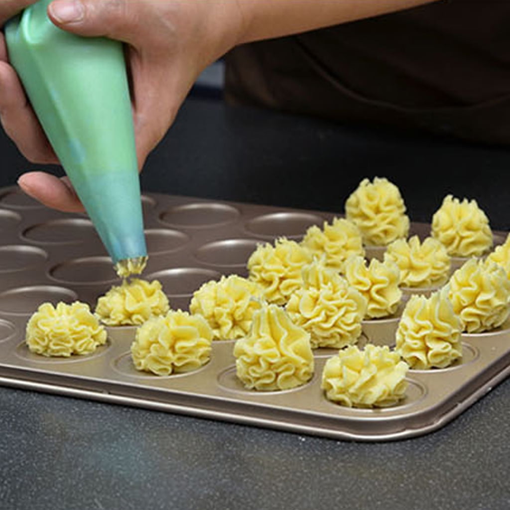 35 Cup Cookie Sheet Macaron Pan Baking Tray Cookie Sheet for Oven Baking Champagne Gold Baking Mold Macaron Baking Gift
