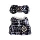 thumbnail image 5 of Ropa de muñeca de peluche de 15 cm, conjunto de vestido y falda para muñecas, disfraces de bricolaje, accesorios para fotos, ropa de muñeca de dibujos negro, 5 of 7