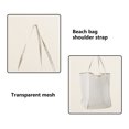 thumbnail image 4 of Rvasteizo Tote Bag for Women, Nylon Mesh Shoulder Beach Bag, Stadium Concert Storage Bag, 26L Mesh Beach Tote, Lightweight Foldable Tote, 4 of 5