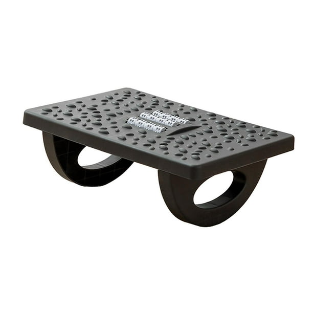 Reposapiés de oficina debajo del soporte del escritorio, portátil con rodillos de , taburete de escritorio para oficina de trabajo, computadora negro BLESIY Reposapiés debajo del escritorio