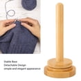 thumbnail image 3 of Wooden Yarn Holder, Yarn Spindle Holder Stable Base Detachable  for Weaving, 3 of 7