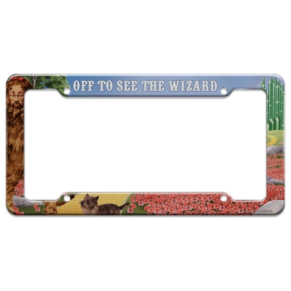 Wizard of Oz Dorothy Character License Plate Tag Frame
