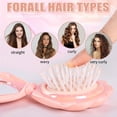 Shell Finish On Compact OPALESQUE Metallic Shinning Finish Foldable Travel Hair Brushes with ...