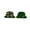 Army Green, variant on Baby Banz-BHRAT UV Reversible Bucket Hat-Aqua Tide-Ages 0-2